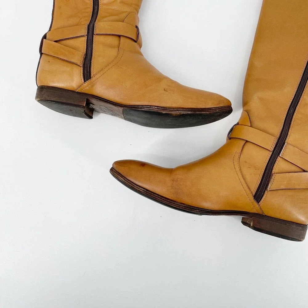 Etro leather knee